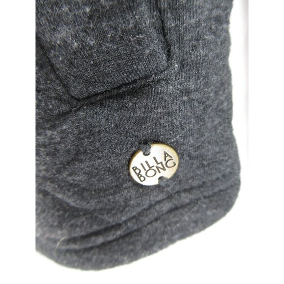 Billabong Jacket Small Wrap Open Cardigan Quilted Plush Fleece Sherpa - Picture 4 of 10